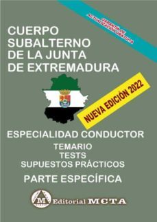 cuerpo subalterno especialidad conductor temario especifico (temas y tests) junta de extremadura-manuel segura ruiz-9788482195773