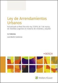 ley de arrendamientos urbanos (3.ª edicion) (ebook)-luis martin contreras-9788490903773