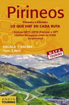 mapa de los pirineo (1:340000) (desplegable)-9788491581673