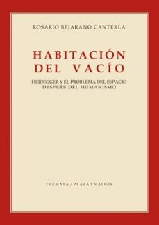 habitacion del vacio: heidegger y el problema del espacio despues del humanismo-rosario bejarano canterla-9788496780873