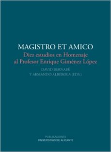magistro et amigo-armando alberola-9788497172073