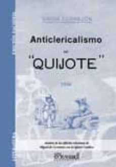 anticlericalismo del quijote-simon cerrejon-9788498624373