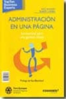 administracion en una pagina 1ª ed-9788499033273