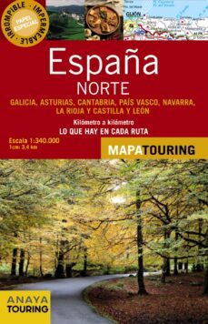 norte de españa 2013: mapa de carreteras 1:340000 (desplegable)-9788499355573