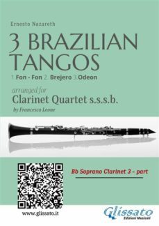 bb clarinet 3: three brazilian tangos for clarinet quartet (ebook)-9791221301373