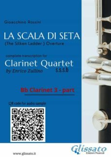 bb clarinet 3 part of "la scala di seta" for clarinet quartet (ebook)-9791221369373