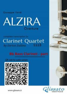 bb bass clarinet part of "alzira" for clarinet quartet (ebook)-9791221378573