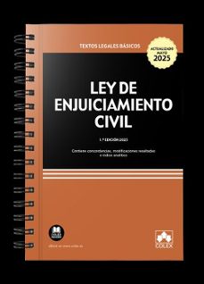ley de enjuiciamiento civil (encuadernacion con espiral)-9791370111373