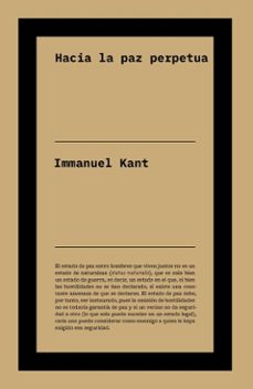 hacia la paz perpetua (ebook)-immanuel kant-9791388115073