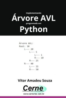 implementando  arvore avl programado em python (ebook)-vitor amadeu souza-3410007044483