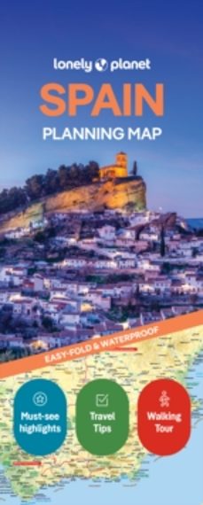 lonely planet spain planning map-9781787016583