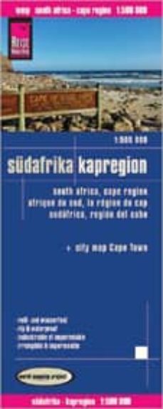 sudafrica: region del cabo mapa de carreteras plastificado-9783831772483