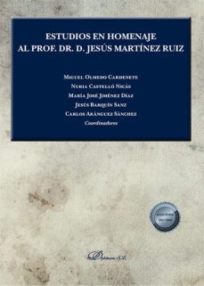 estudios en homenaje al prof. dr. d. jesus martinez ruiz . (ebook)-9788411226783