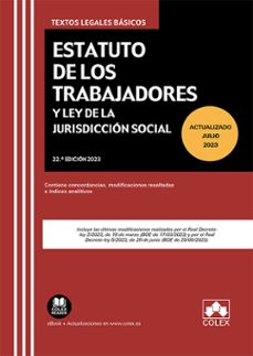 estatuto de los trabajadores y ley de la jurisdiccion social-9788411940283