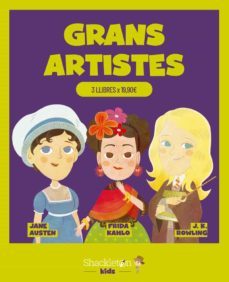 pack grans artistes (conte: jane austen; frida kahlo; j. k. rowling)-9788413611983