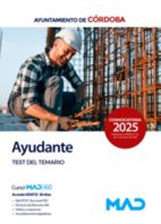 ayudante. ayuntamiento de cordoba. test del temario-9788414294383