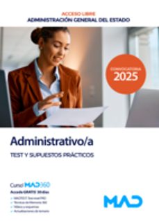 administrativo del estado. test y supuestos practicos-9788414299883