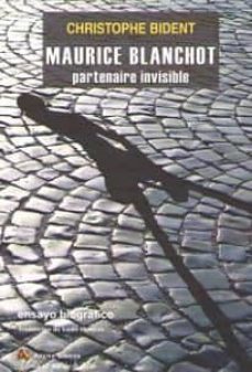 maurice blanchot. partenaire invisible-christophe bident-9788415757283