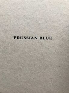 prusian blue-yishai jusidman-9788416282883