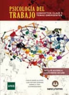 psicologia del trabajo: conceptos claves y temas emergentes-carlos maria alcover de la hera-gabriela topa cantisano-juan antonio moriano leon-9788416466283