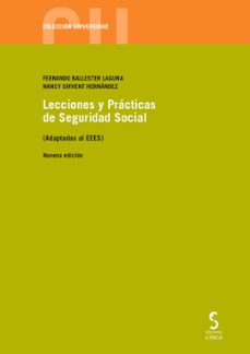 lecciones y practicas de seguridad social (9ª edicion)-fernando ballester laguna-9788418433283