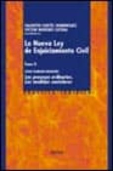 la nueva ley de enjuiciamiento civil (t. ii): los procesos ordina rios o las medidas cautelares-juan damian moreno-9788430936083