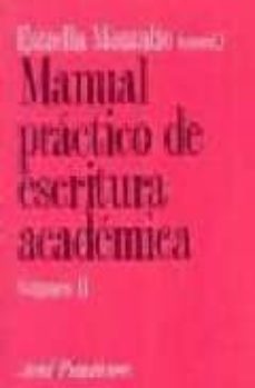 manual practico de escritura academica ii-marisa santiago-estrella montolio-9788434428683