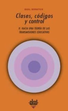 clases, codigos y control (t. 2)-9788476003183