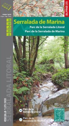 serralada de la marina. mapa i guia excursionista-9788480905183