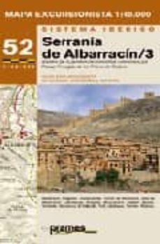 mapa excursionista serrania de albarracin 3: sierra de albarracin , montes universales: paisaje protegido de los pinares de rodeno-javier de jaime loren-9788483210383
