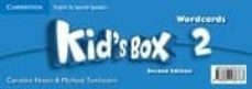 kid s box 2 for spanish speakers wordcards 2nd edition-9788483238783