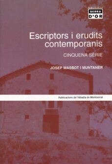 escriptors i erudits contemporanis (cinquena serie)-9788484157083