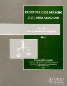 prontuario de derecho civil para abogados-francisco marin castan-9788490403983