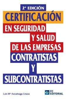 certificacion en seguridad y salud de las empresas contratistas y subcontratistas-9788492735983
