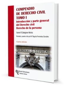compendio de derecho civil. tomo i (4ª ed.)-9788499614083