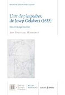 l art de picapedrer de josep gelabert (1653)-9788499654683
