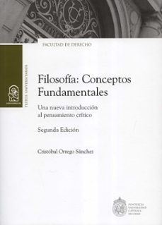 filosofia conceptos fundamentales-cristobal orrego sanchez-9789561426283