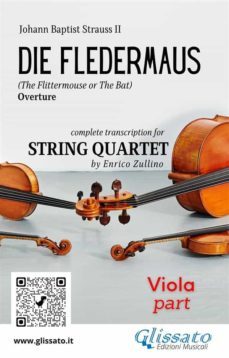 viola part of "die fledermaus" for string quartet (ebook)-9791220866583