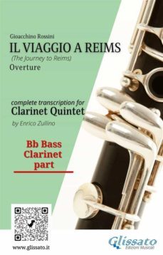 bb bass clarinet part of "il viaggio a reims" for clarinet quintet (ebook)-9791220867283