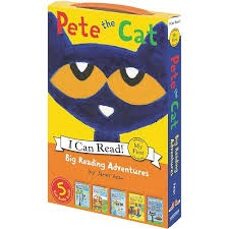pete the cat: big reading adventures: 5 far-out books in 1 box! (my first i can read)-james dean-9780062872593