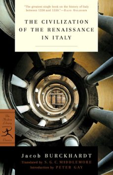 the civilization of the renaissance in italy (ebook)-jacob burckhardt-9780679641193