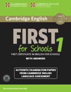 cambridge english first 1 for schools for revised exam from 2015 student s book pack (student s book with answers and audio cds-9781107672093