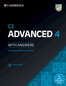 cambridge english advanced 4 c1 student s book with answers with audio with resource bank        authentic practice tests-9781108784993