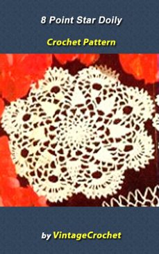 8 point star doily vintage crochet pattern ebook (ebook)-vintage crochet-9781301539093