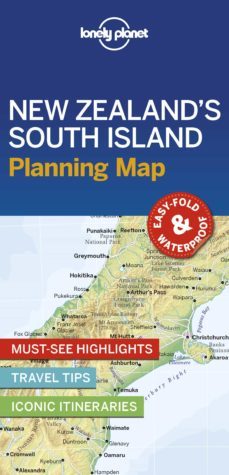 lonely planet new zealands south island planning map 1 2019-9781788685993