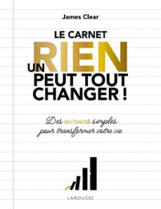 un rien peut tout changer - le carnet officiel (ebook)-james clear-9782036082793