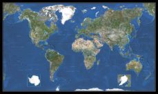 planisferio foto-satelite:"el mundo visto desde el espacio"-9782067127593