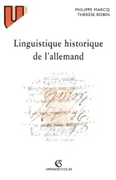 linguistique historique de l'allemand (ebook)-thérèse robin-philippe marcq-9782200280093