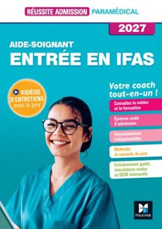 réussite admission entrée en ifas - aide-soignant 2027 (ebook)-jackie pillard-9782216180493