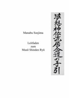 leitfaden zum muso shinden ryu (ebook)-9783741206993